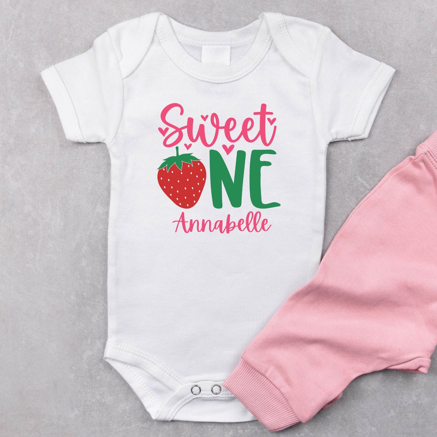 Personalized "Sweet One" Birthday Baby Romper