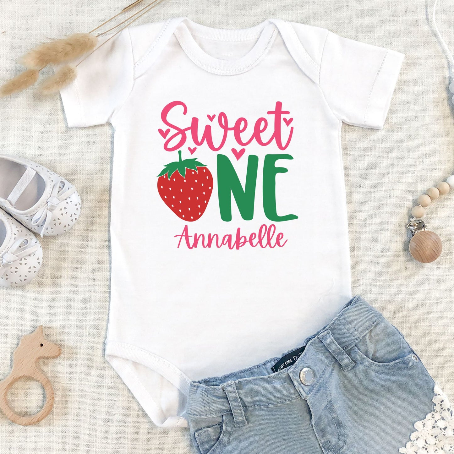 Personalized "Sweet One" Birthday Baby Romper