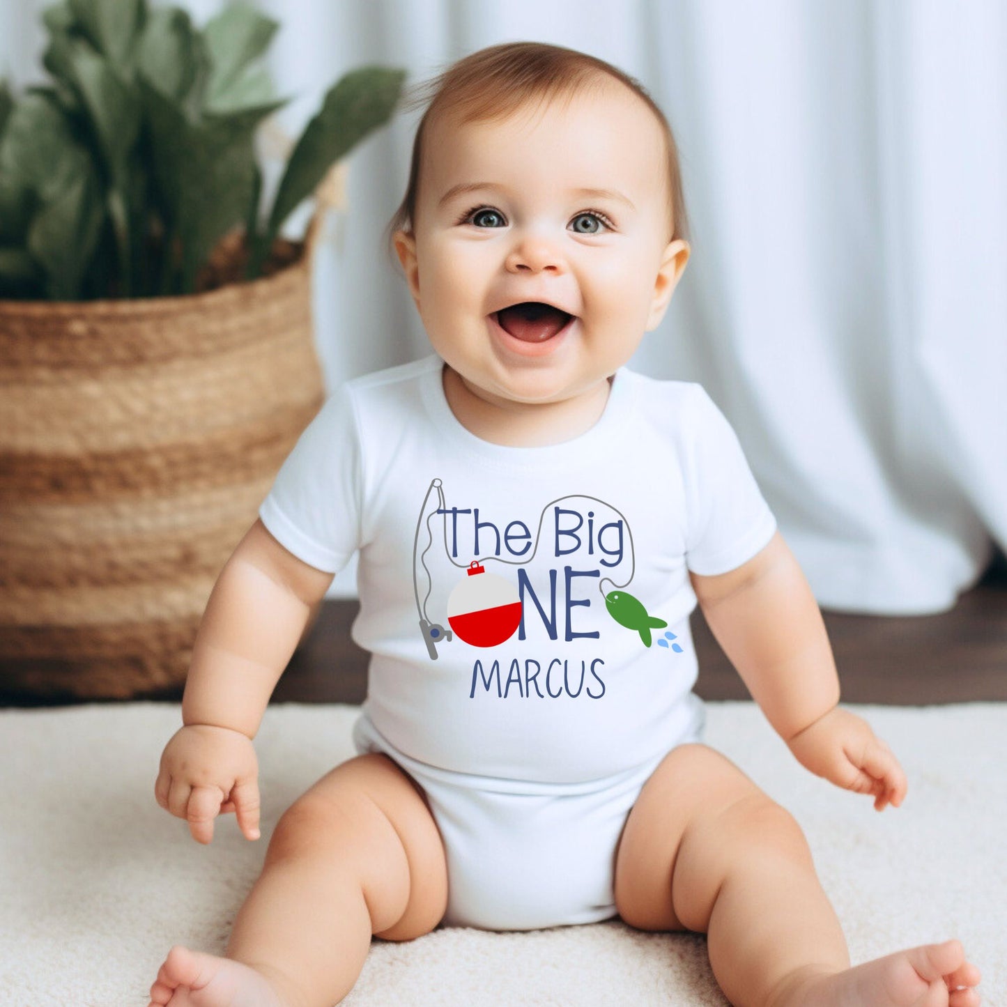 Personalized "The Big One" Birthday Baby Romper