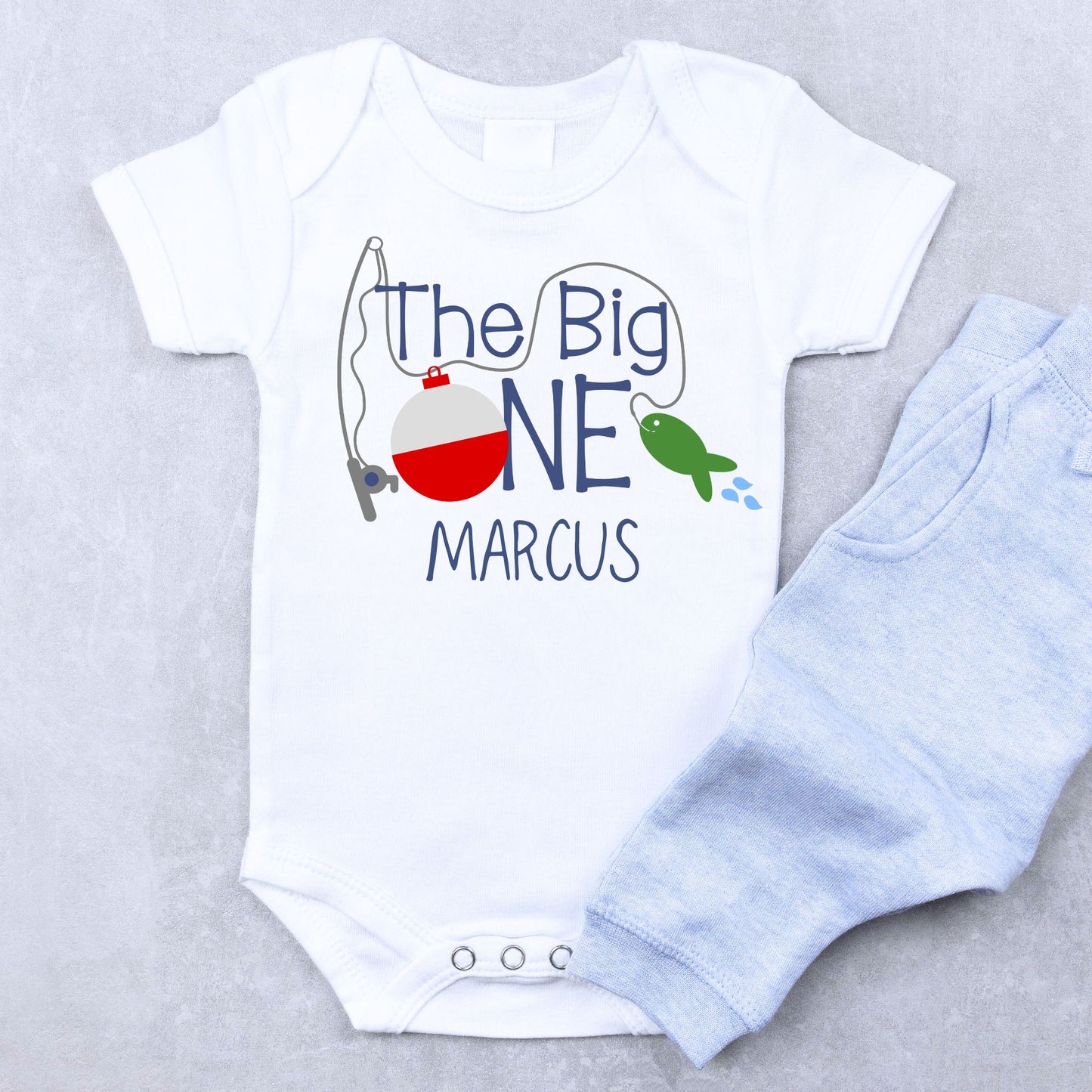 Personalized "The Big One" Birthday Baby Romper