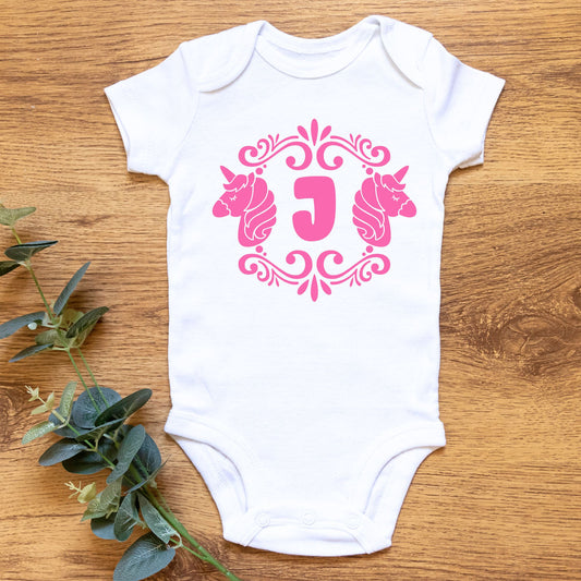 Personalized "Unicorn Joy" Baby Romper / Baby Tees