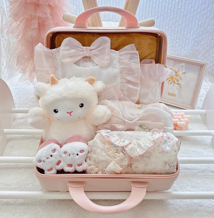 Charming Baby Girl Luggage Gift Set 6-12 Months