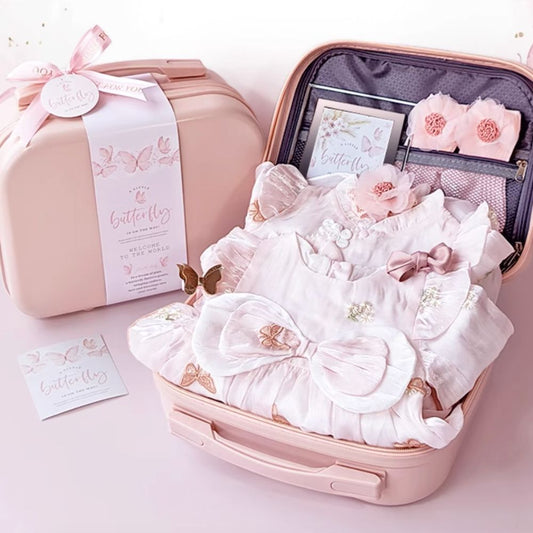 Precious Princess Luggage Baby Girl Gift Set 3-6 Months