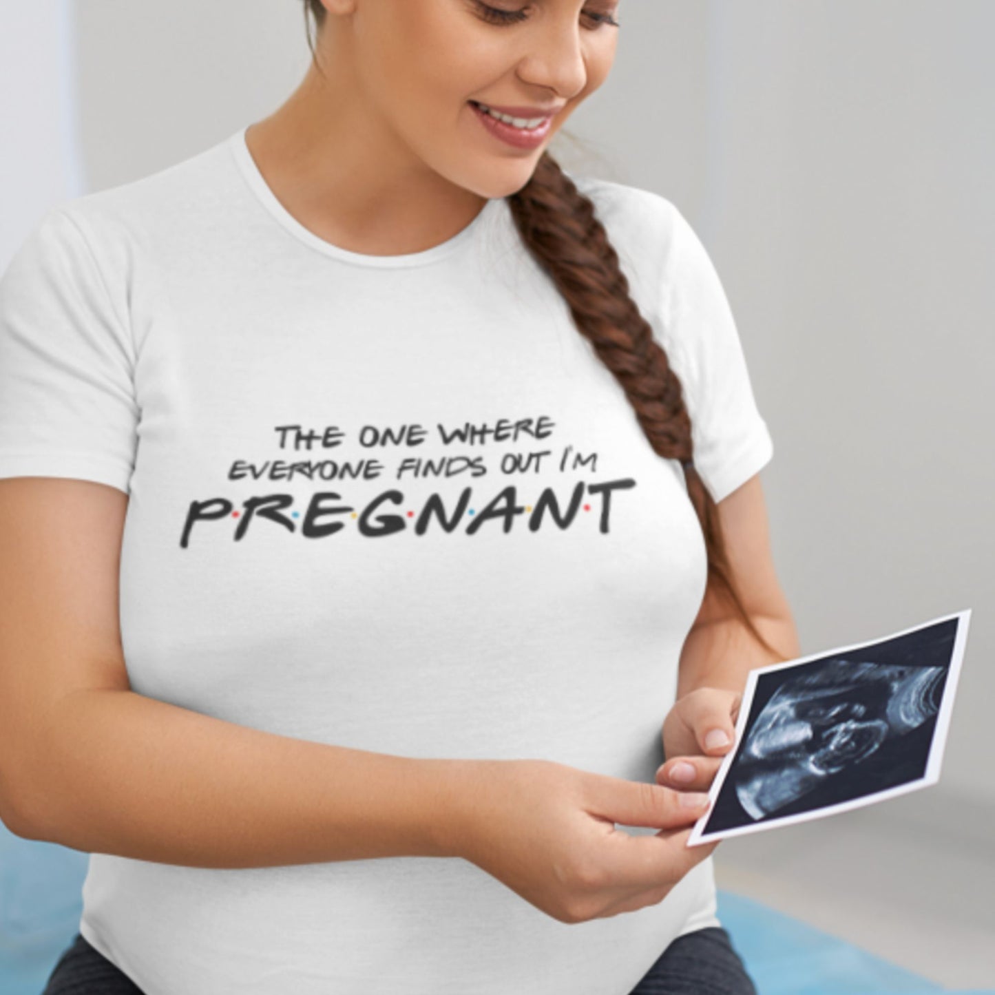 Pregnancy Announcement Mom T-Shirt