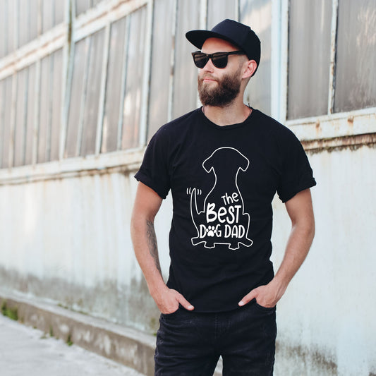 “Premium Dog Dad Tee" - T-Shirt for Father's Day