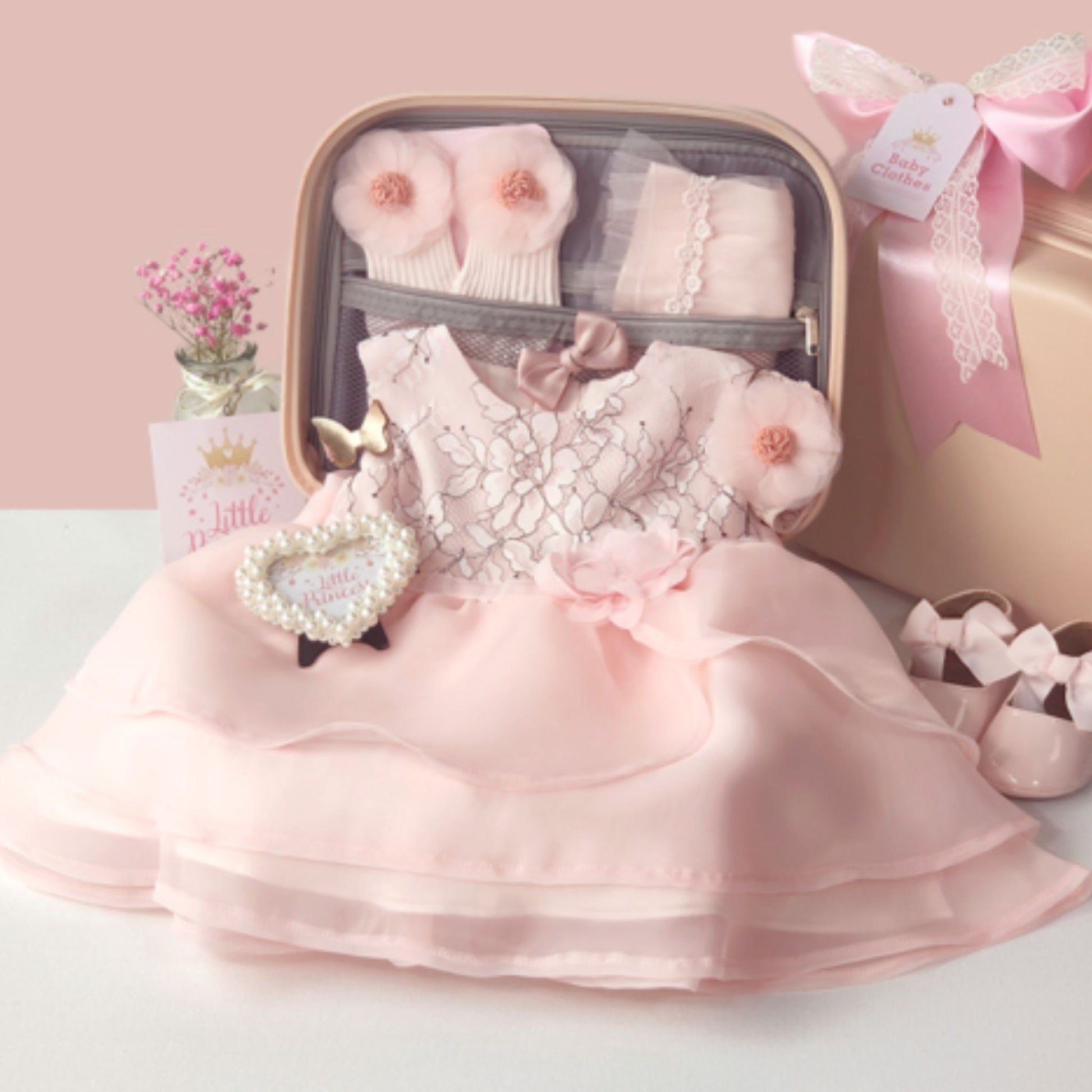 Princess Pink Baby Girl Baby Birthday Gift Set 12-18 Months – Little Baby Gift