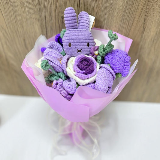 Crochet Flower Bouquet with Miffy 💐🎀