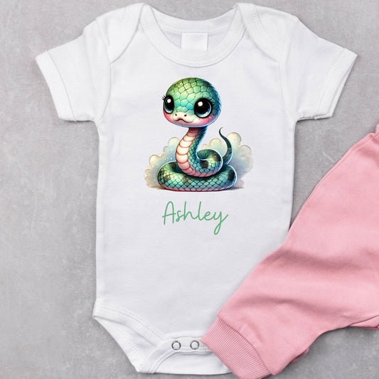 Python Princess: Personalized Baby Romper