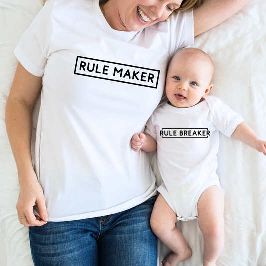 Rule Maker & Rule Breaker -  Mommy and Me Outfits