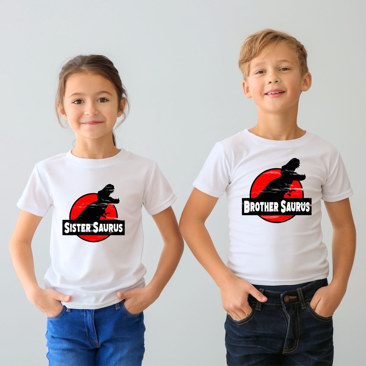 Jurassic Dinosaur Matching Family Tees