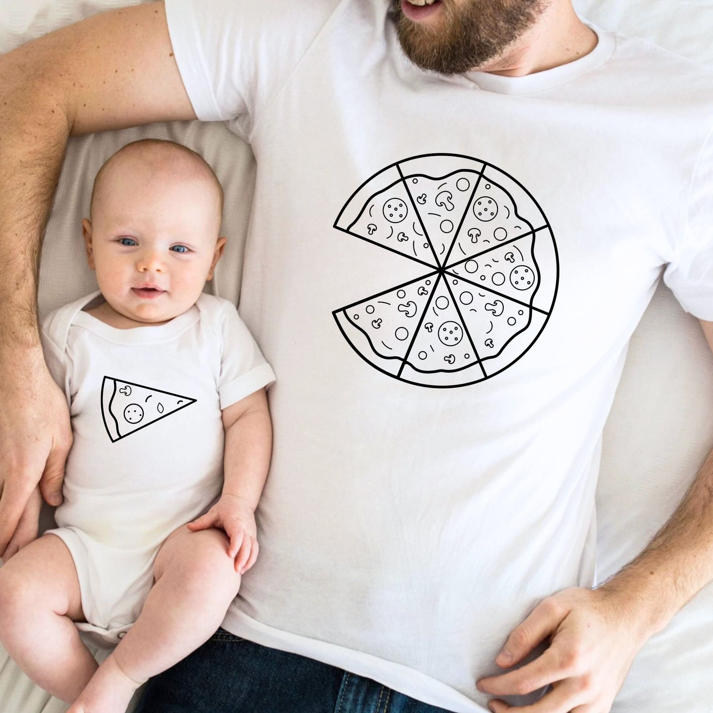 Pizza Perfection - Dad and Baby Matching Outfits