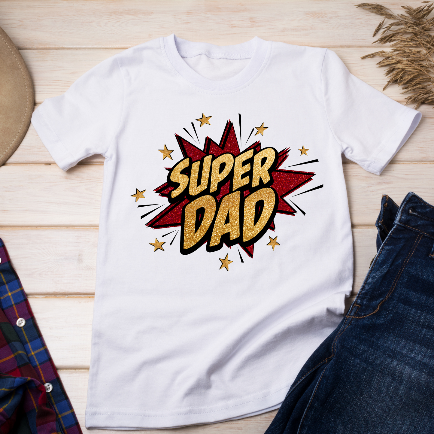 Super Dad T-Shirt - Gift for Dad