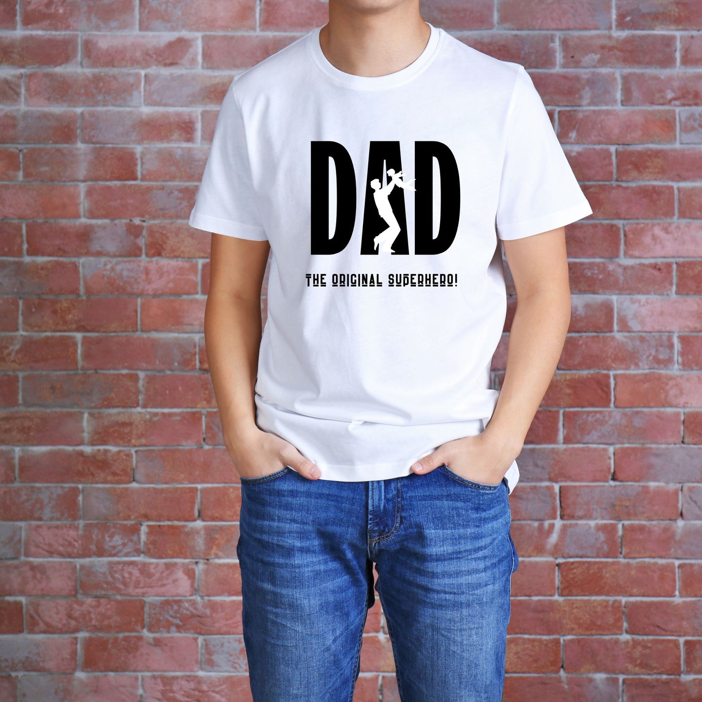 "Super Hero Dad" Funny Dad T-Shirt
