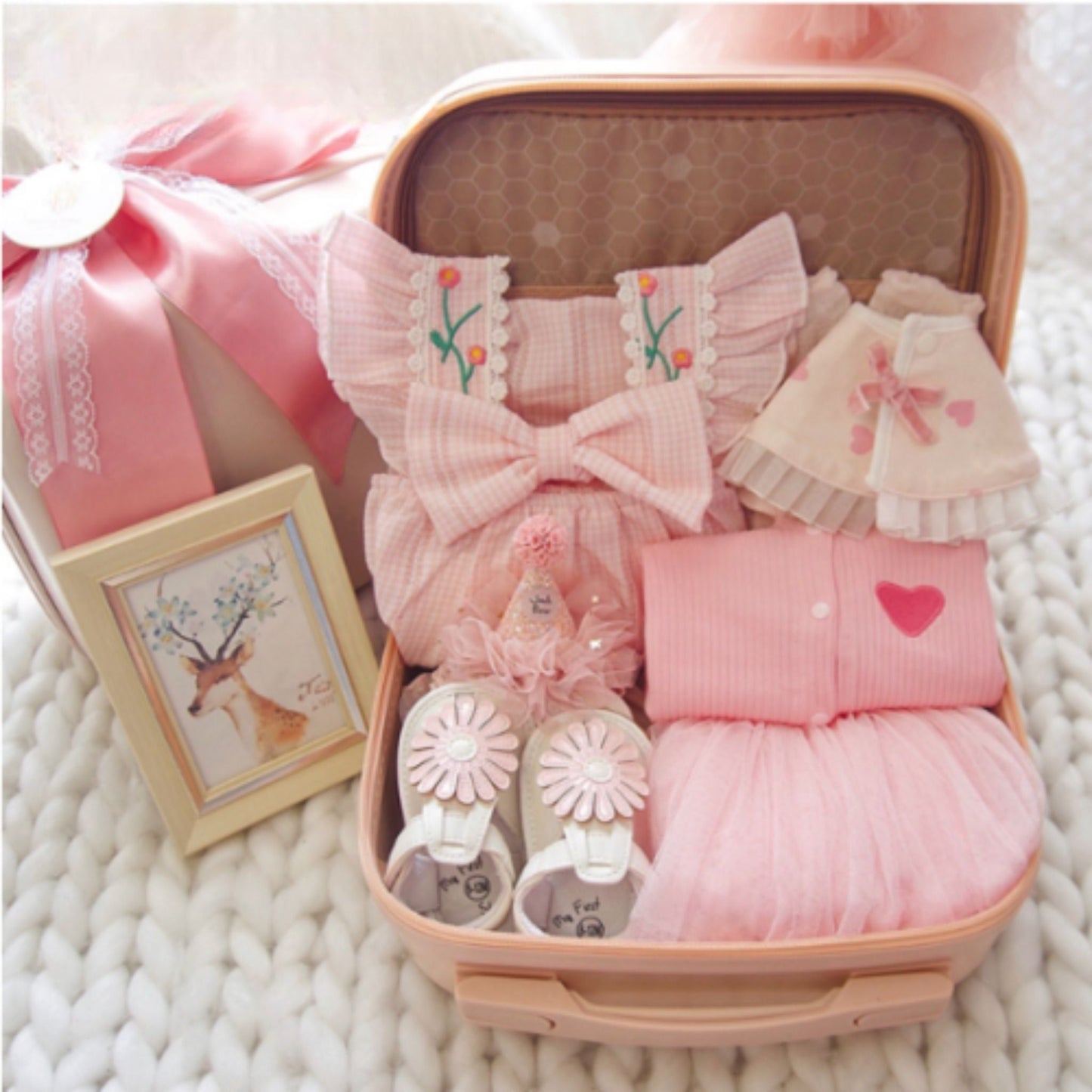 Sweet Pink Baby Girl Birthday Gift Set 12-18 Months