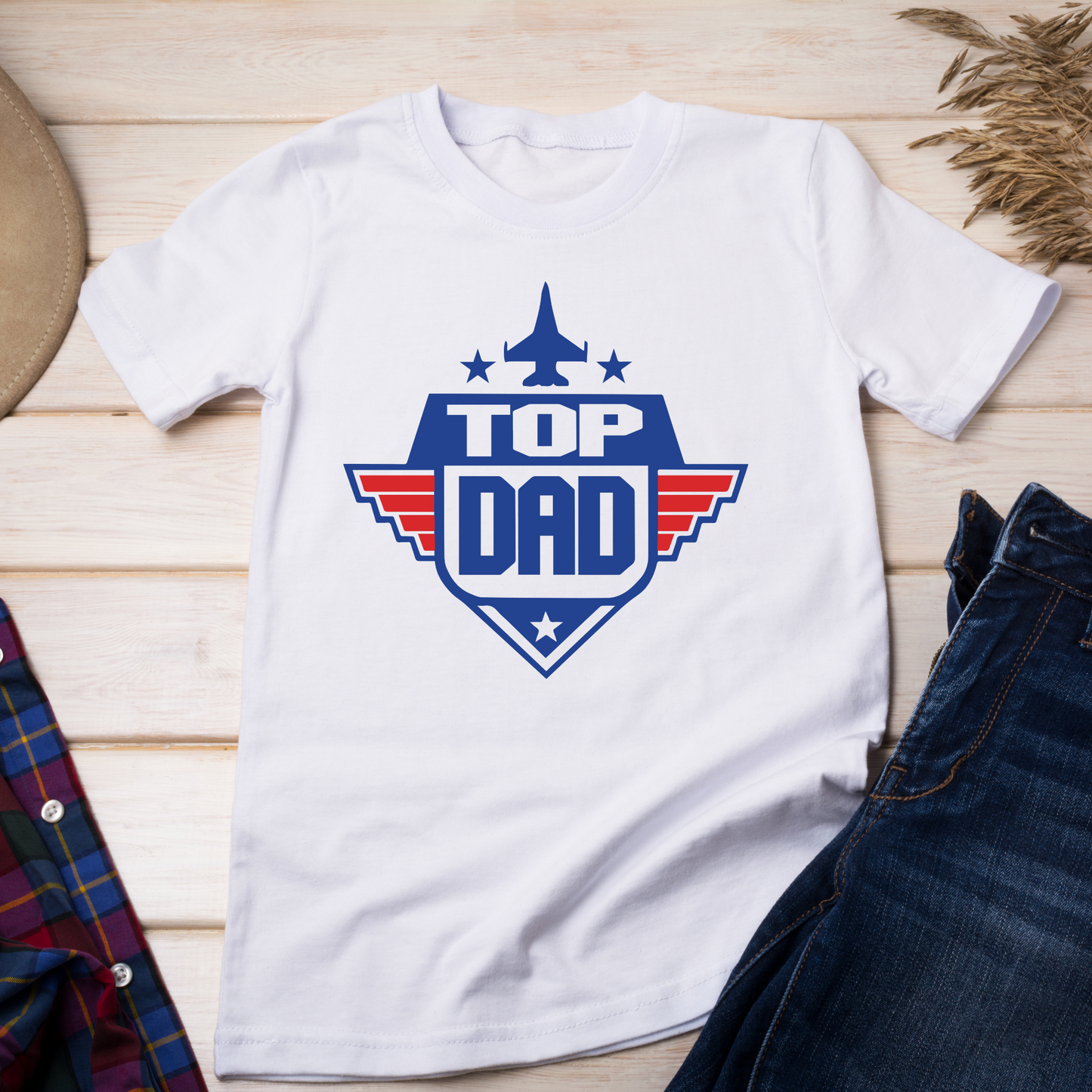 The Iconic 'Top Dad' Funny Dad Shirt