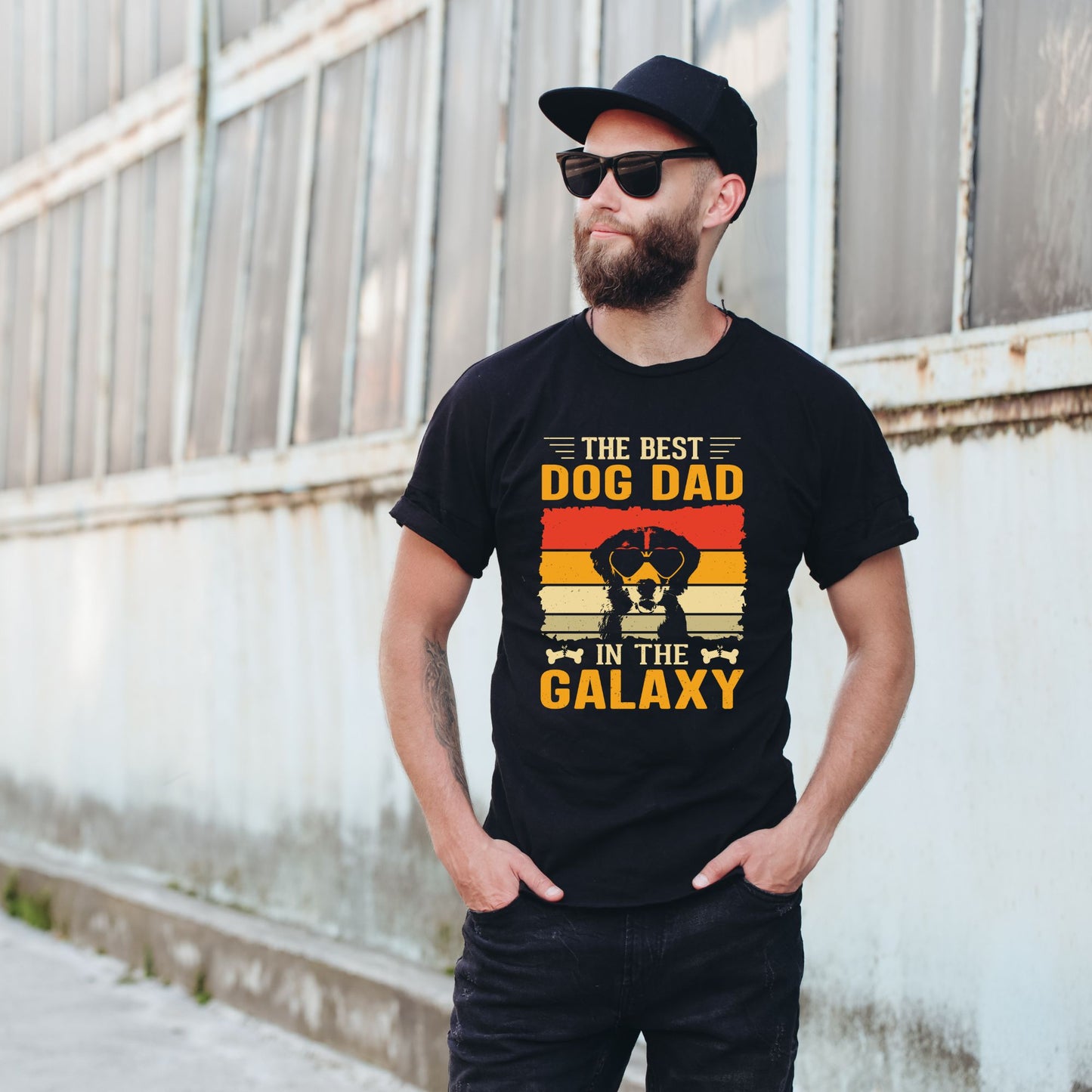 "The Best Dad in the Galaxy" - Dad Tee Shirt for Father's Day