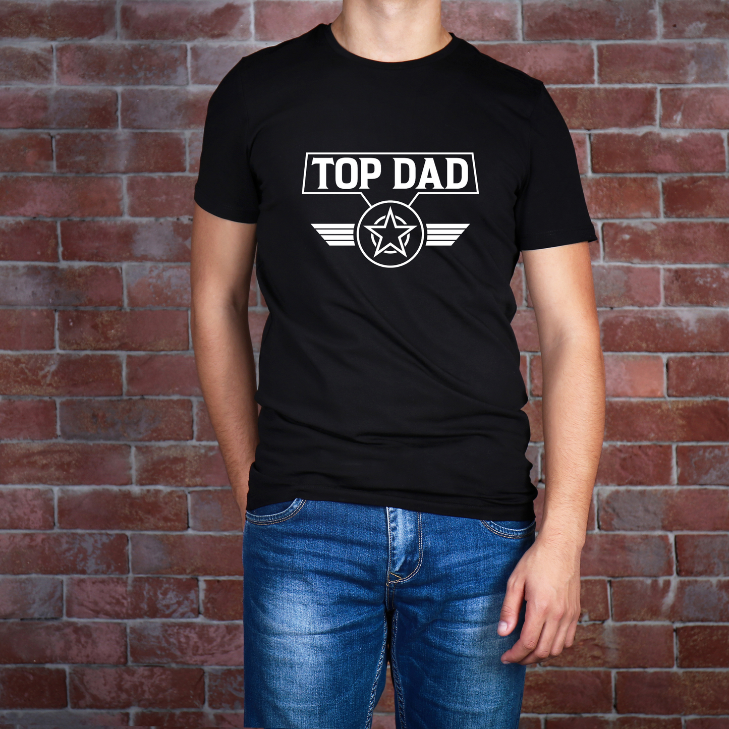 'Top Dad' Funny Dad T Shirt