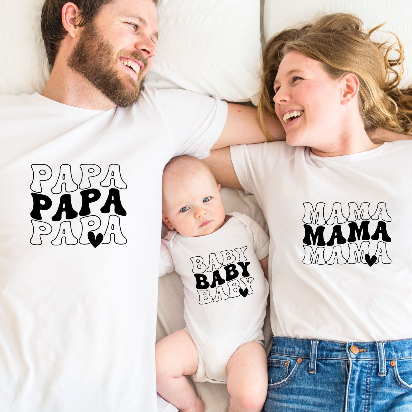 Together We Shine – Matching Family T-Shirts & Baby Romper Set