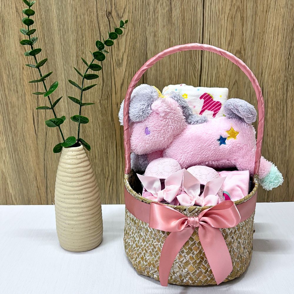 Unicorn Magic Baby Girl Gift Hamper Basket