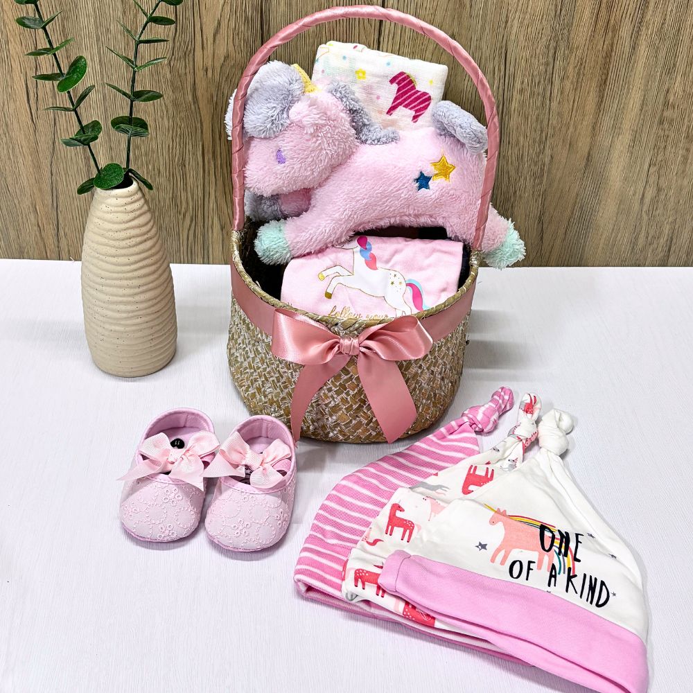 Unicorn Magic Baby Girl Gift Hamper Basket