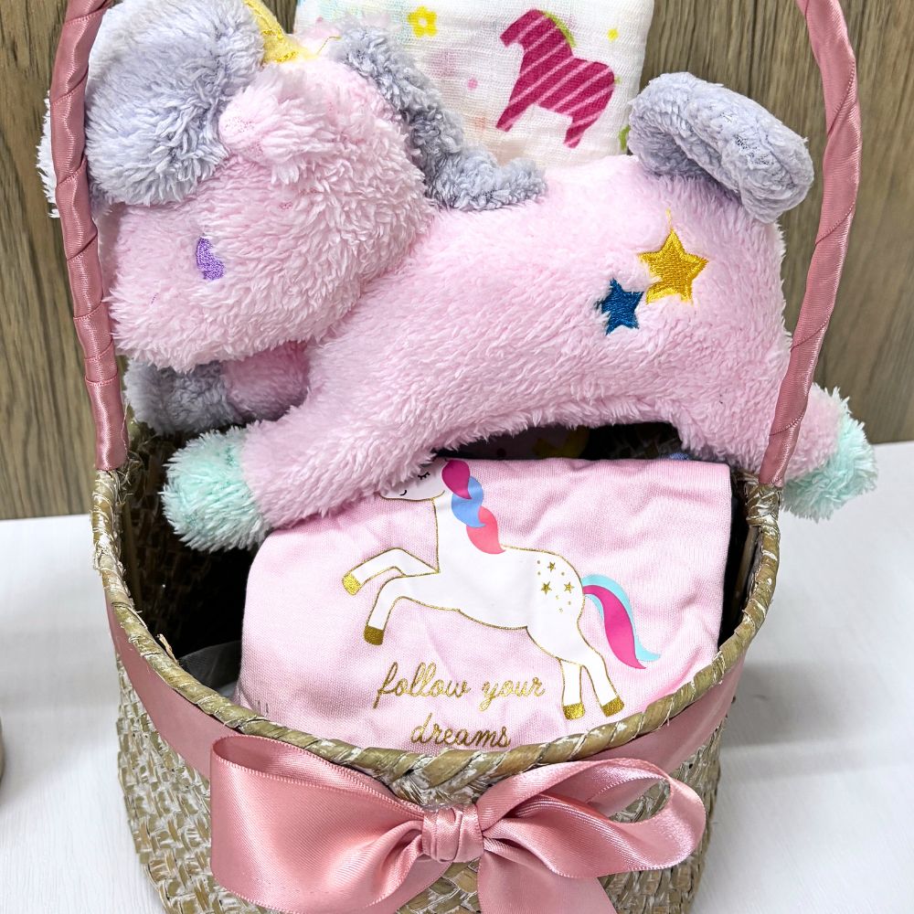 Unicorn Magic Baby Girl Gift Hamper Basket