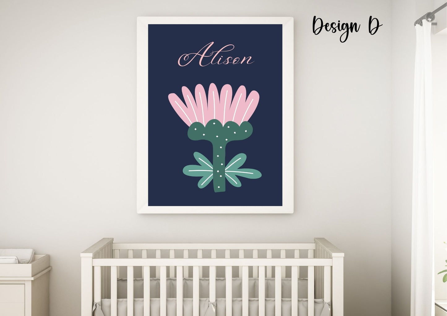 Whimsical Wonders: Personalized Baby Name Poster