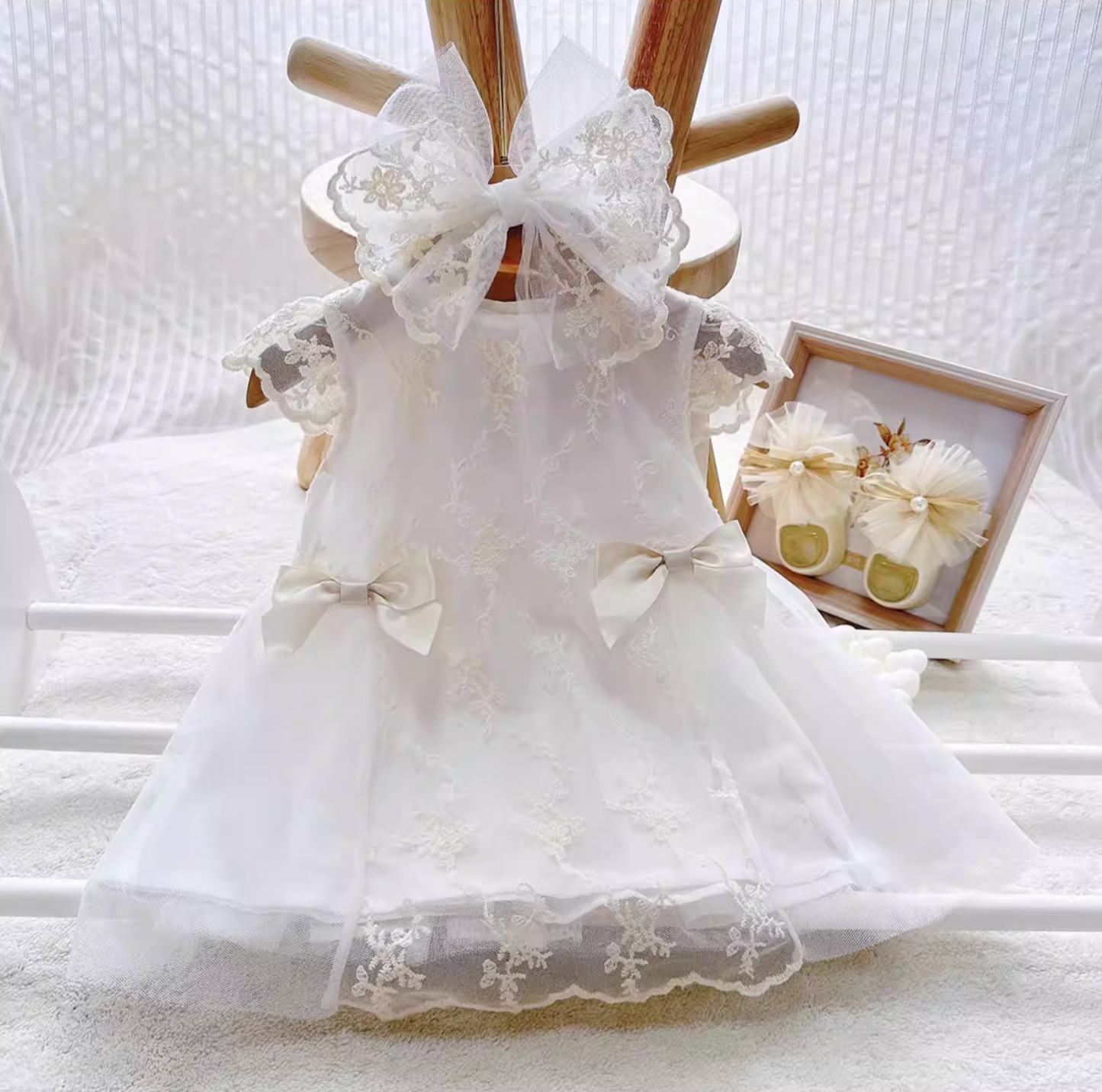 Golden Hues Baby Girl Gift Set Luggage - Best Baby Gift Singapore (3-6 Months)