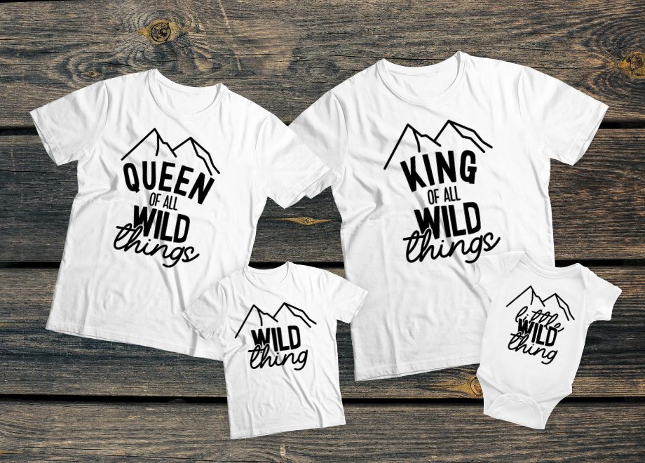 Wild Things: Matching Family Tees for Your Crew