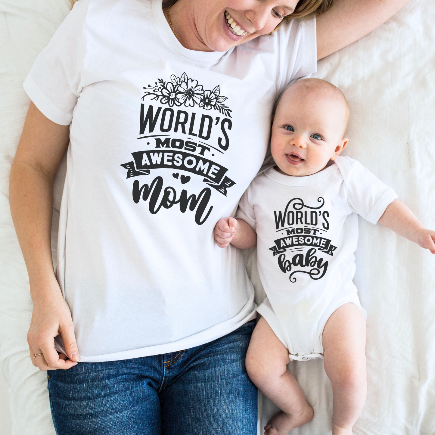 World's Most Awesome Mom & Baby Matching Sets