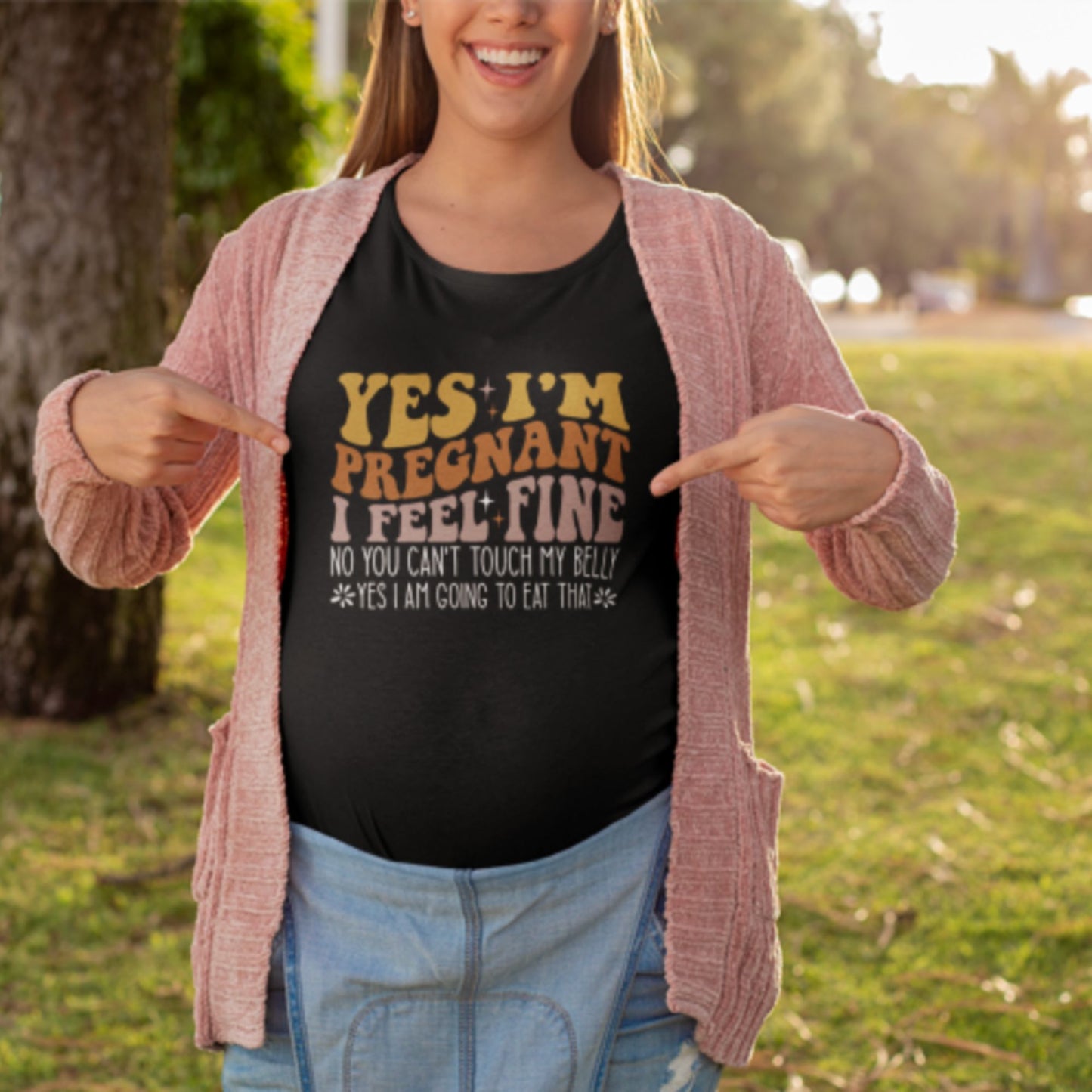 Yes, I’m Pregnant  Mom T-Shirt