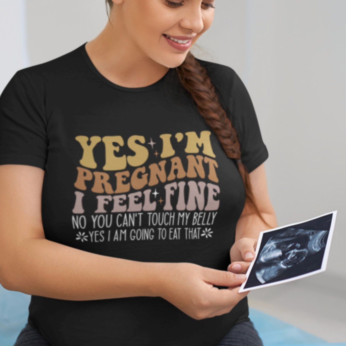 Yes, I’m Pregnant  Mom T-Shirt