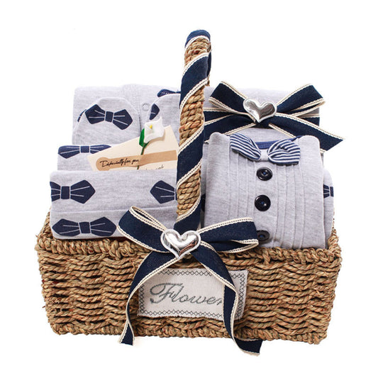 Baby Boy Handsome Baby Gift Basket 6-9 Months
