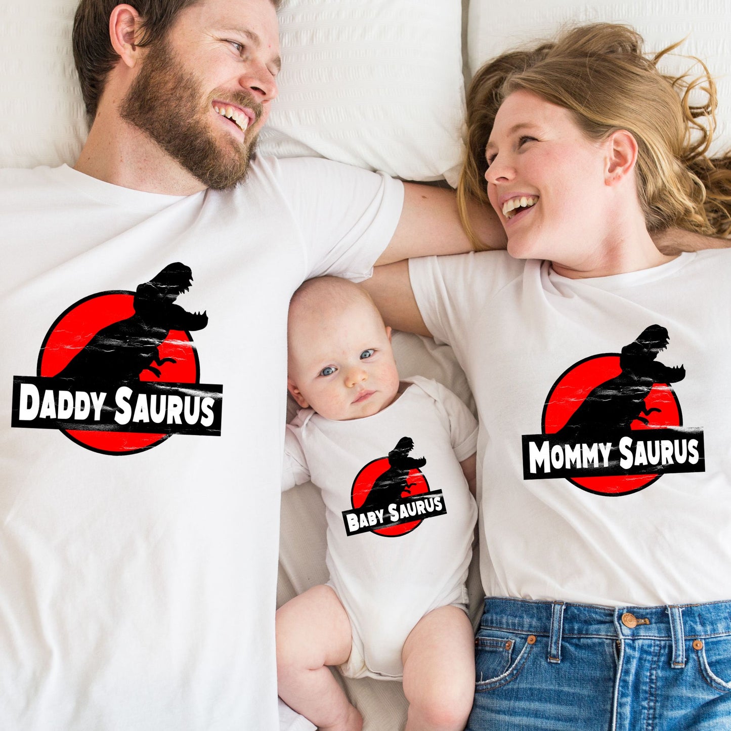 Jurassic Dinosaur Matching Family Tees