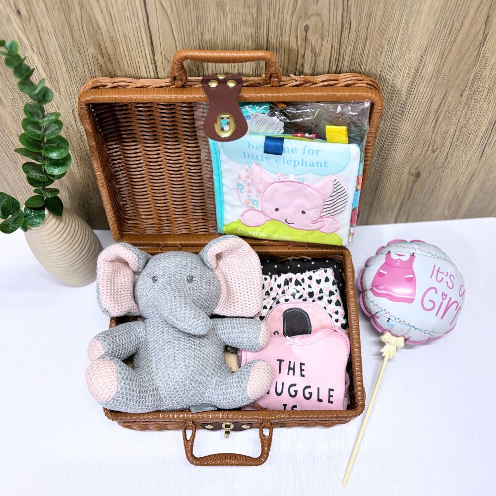 Luxurious Elephant Baby Gift Set