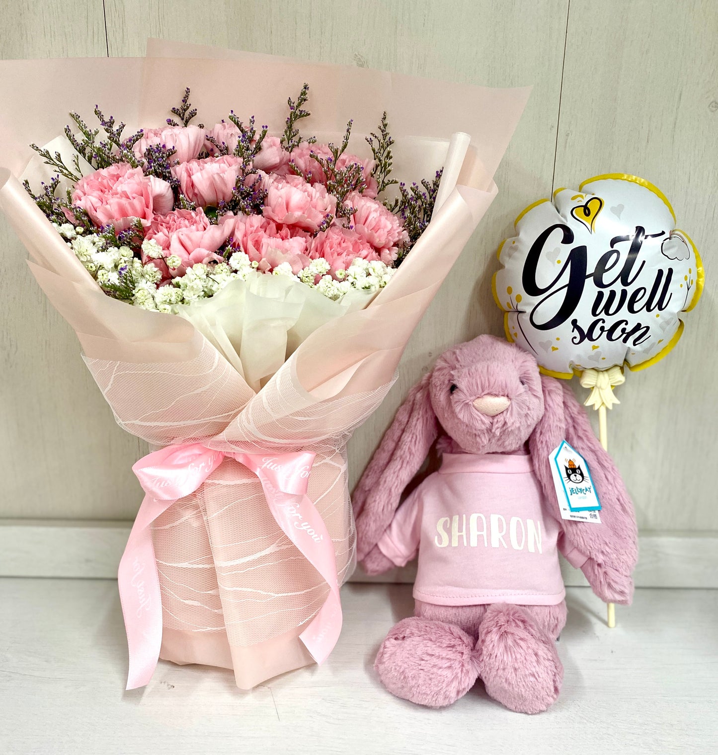 31cm Personalized Jellycat Bunny Soft Toy - 100% Authentic